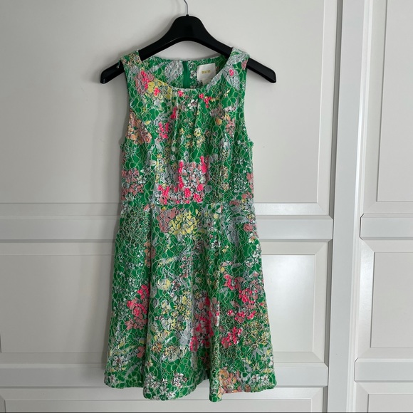 Anthropologie Dresses & Skirts - Maeve multicolor lace sequin dress 3292